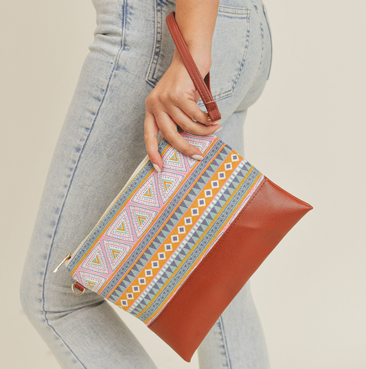 Crossbody / Handbag - Aztec Multi