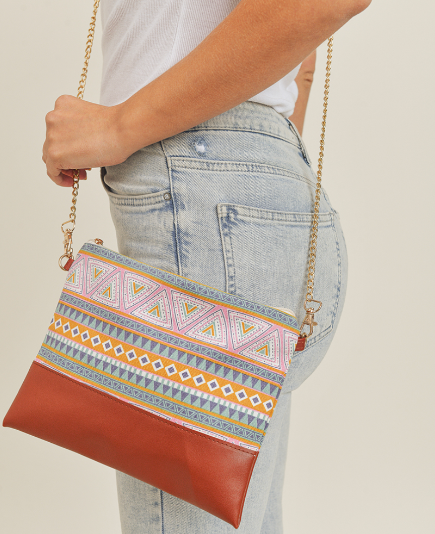 Crossbody / Handbag - Aztec Multi
