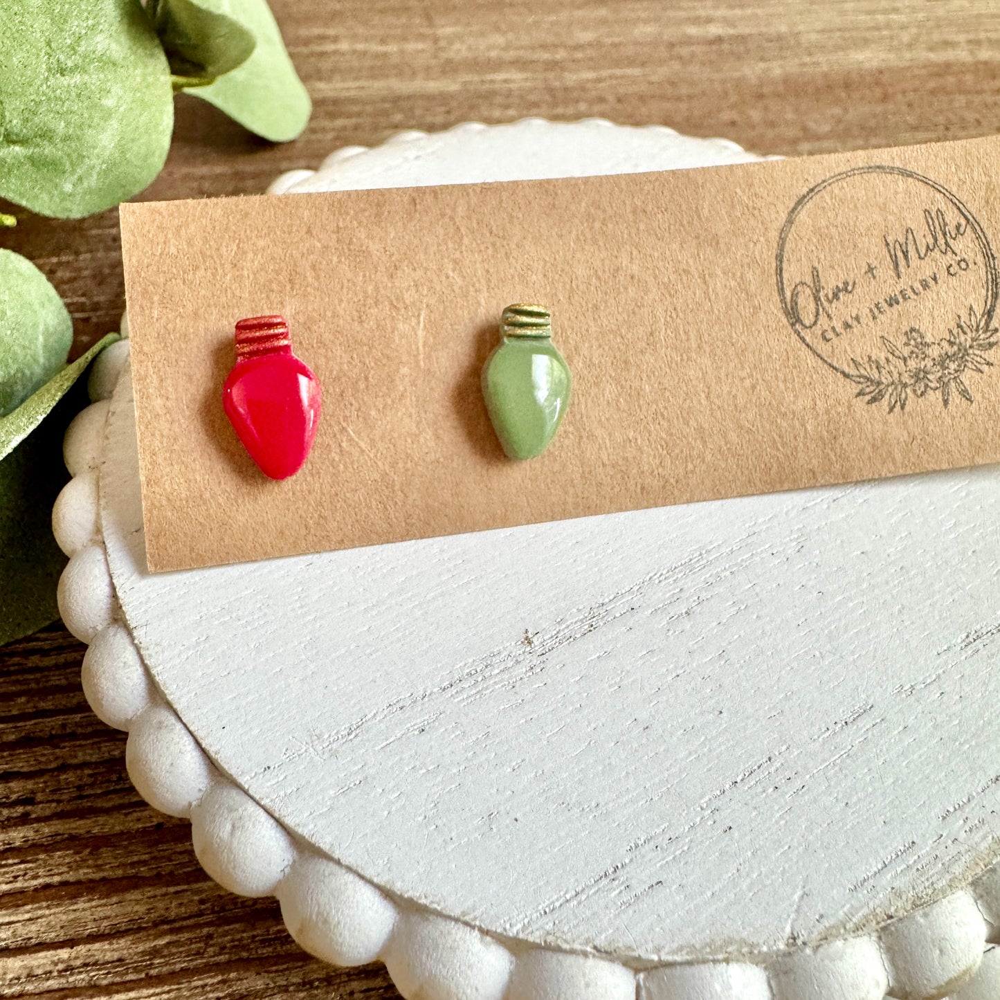 Christmas Light Studs - Glossy