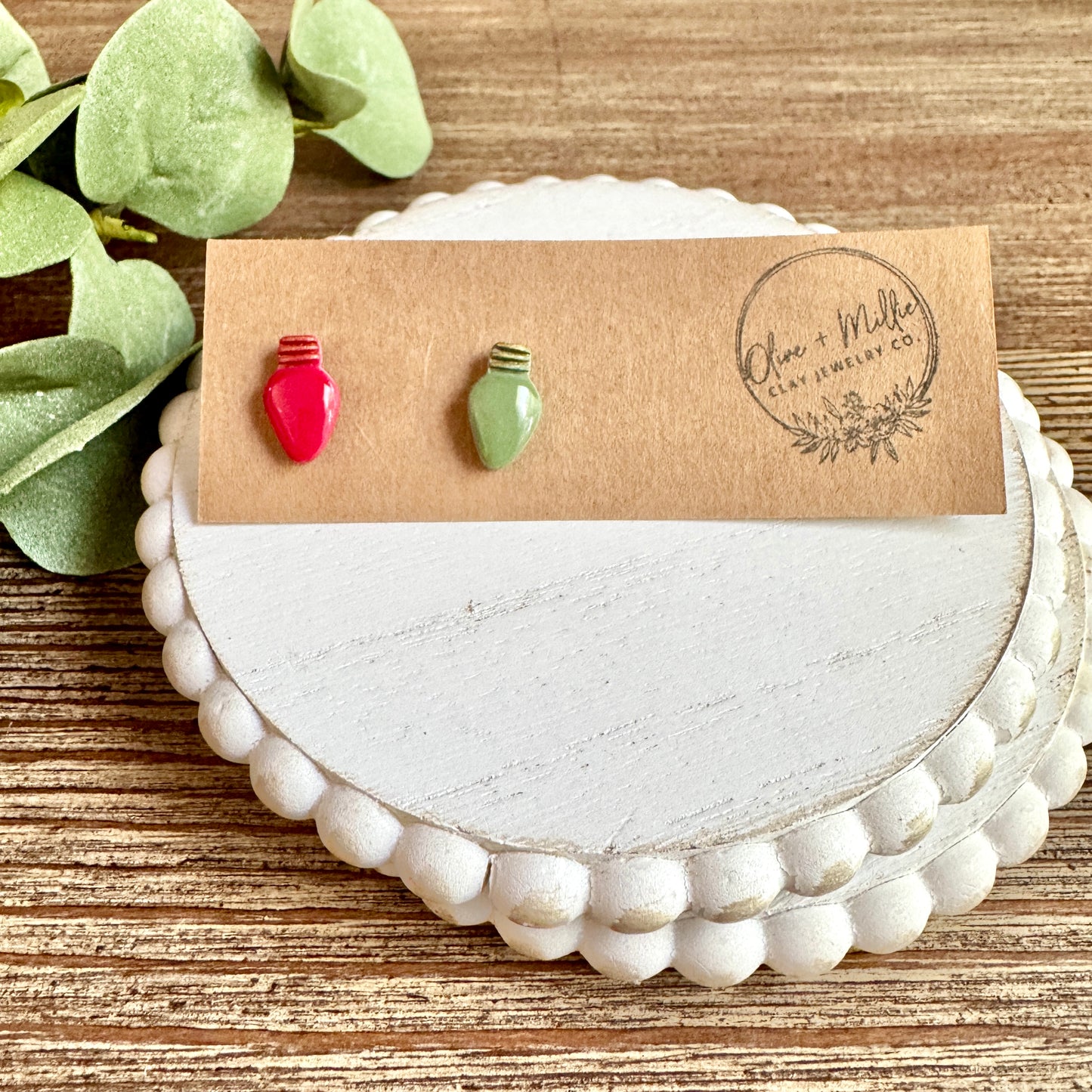 Christmas Light Studs - Glossy