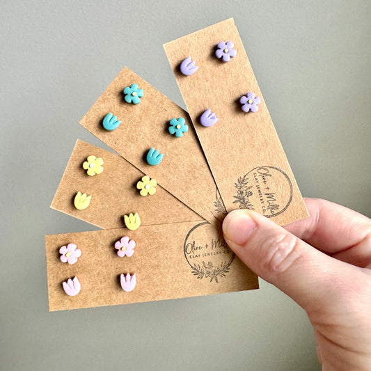 Mini Studs - Flowers