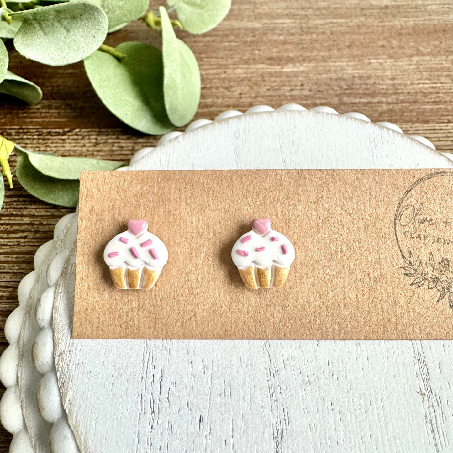 Cupcake Studs