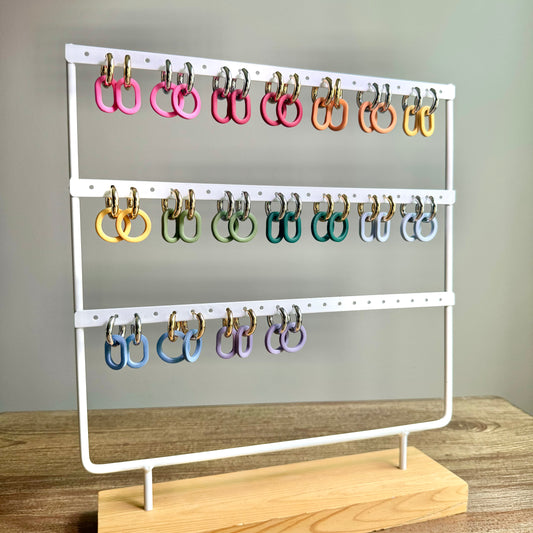 Hoop Clay Charms - Color Collection