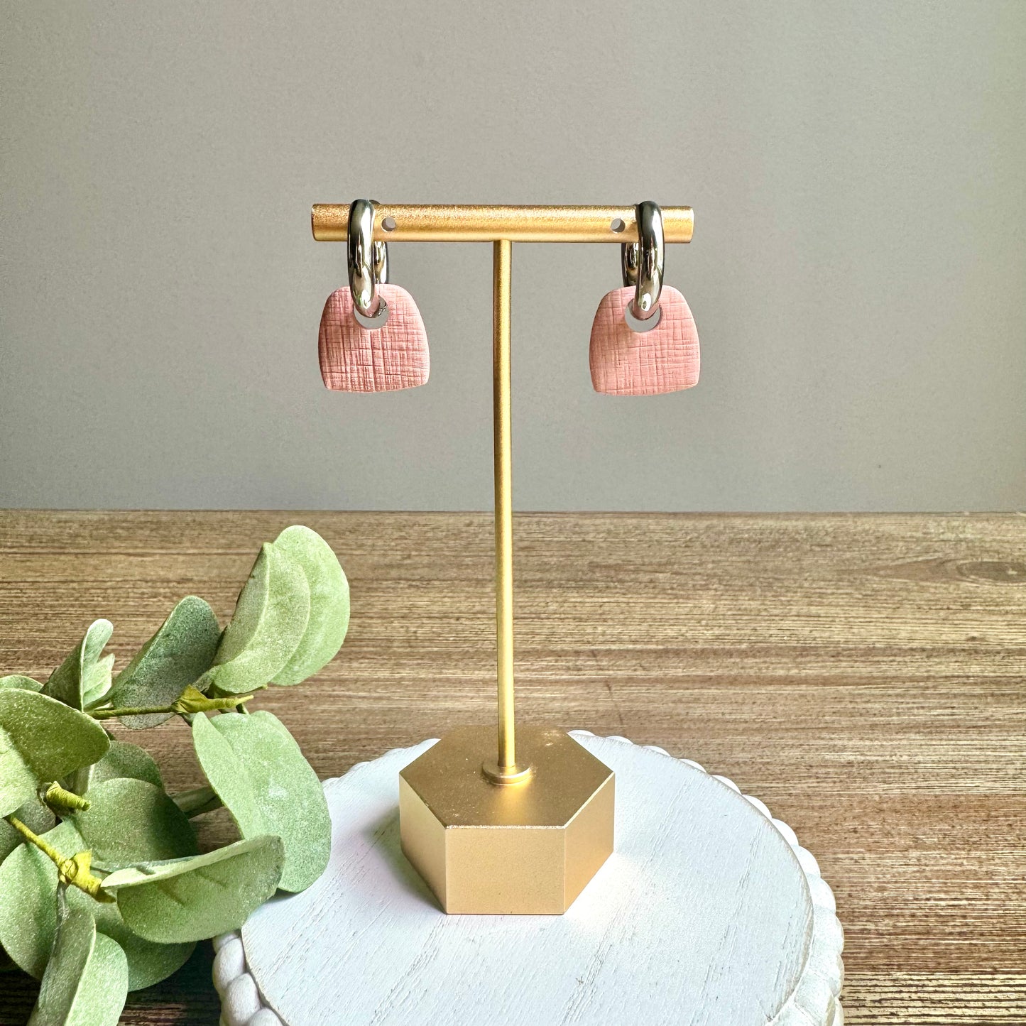 Hoop Clay Charms - Rustic Collection