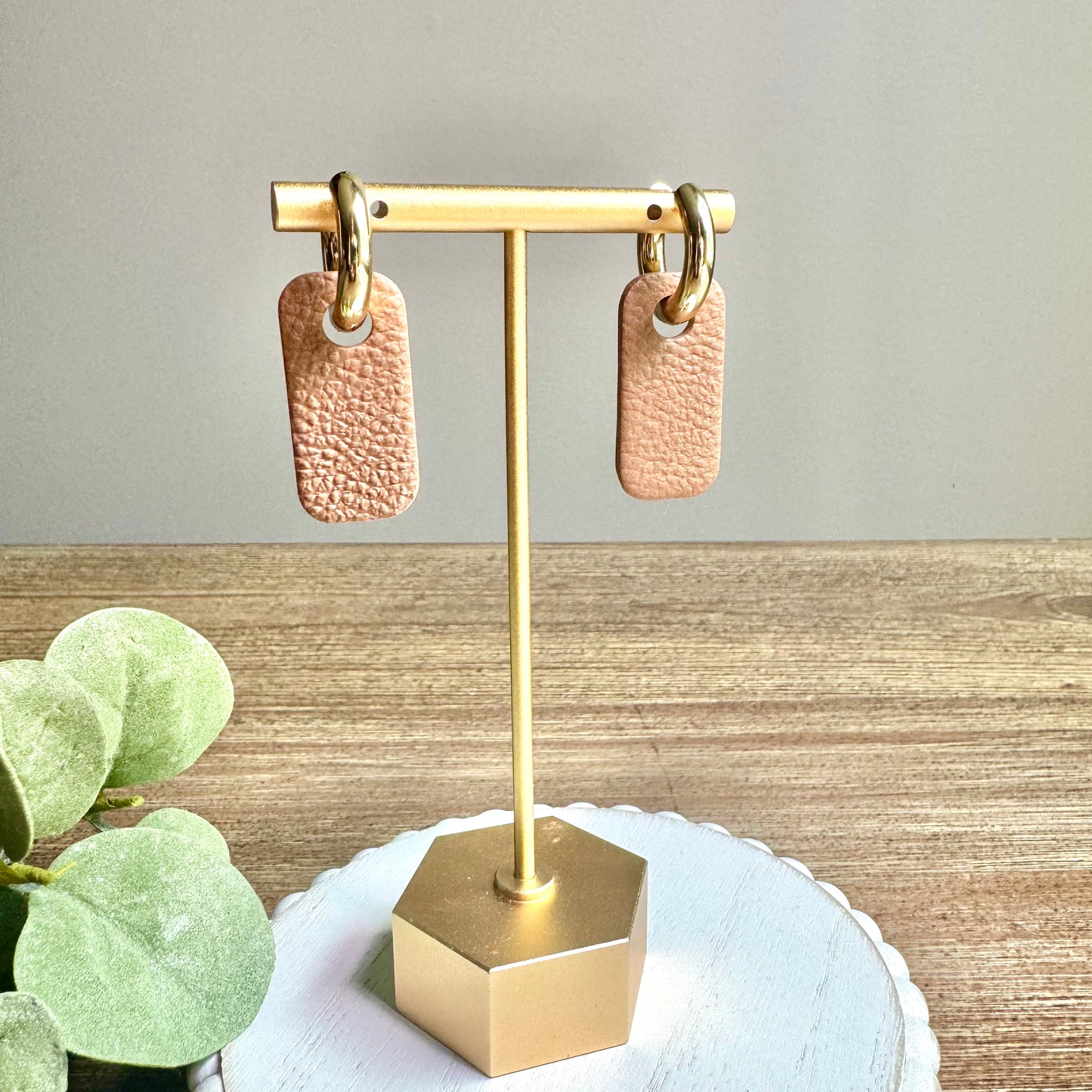 Hoop Clay Charms - Leather Collection