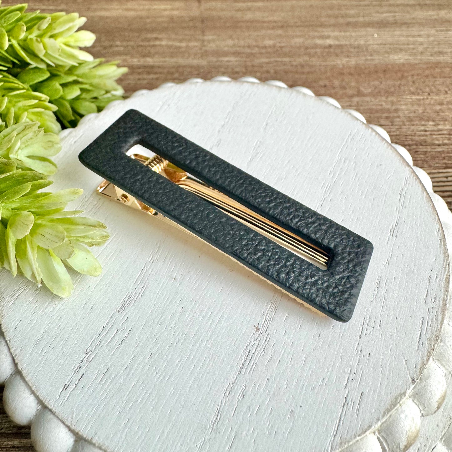 Barrette - Leather Collection