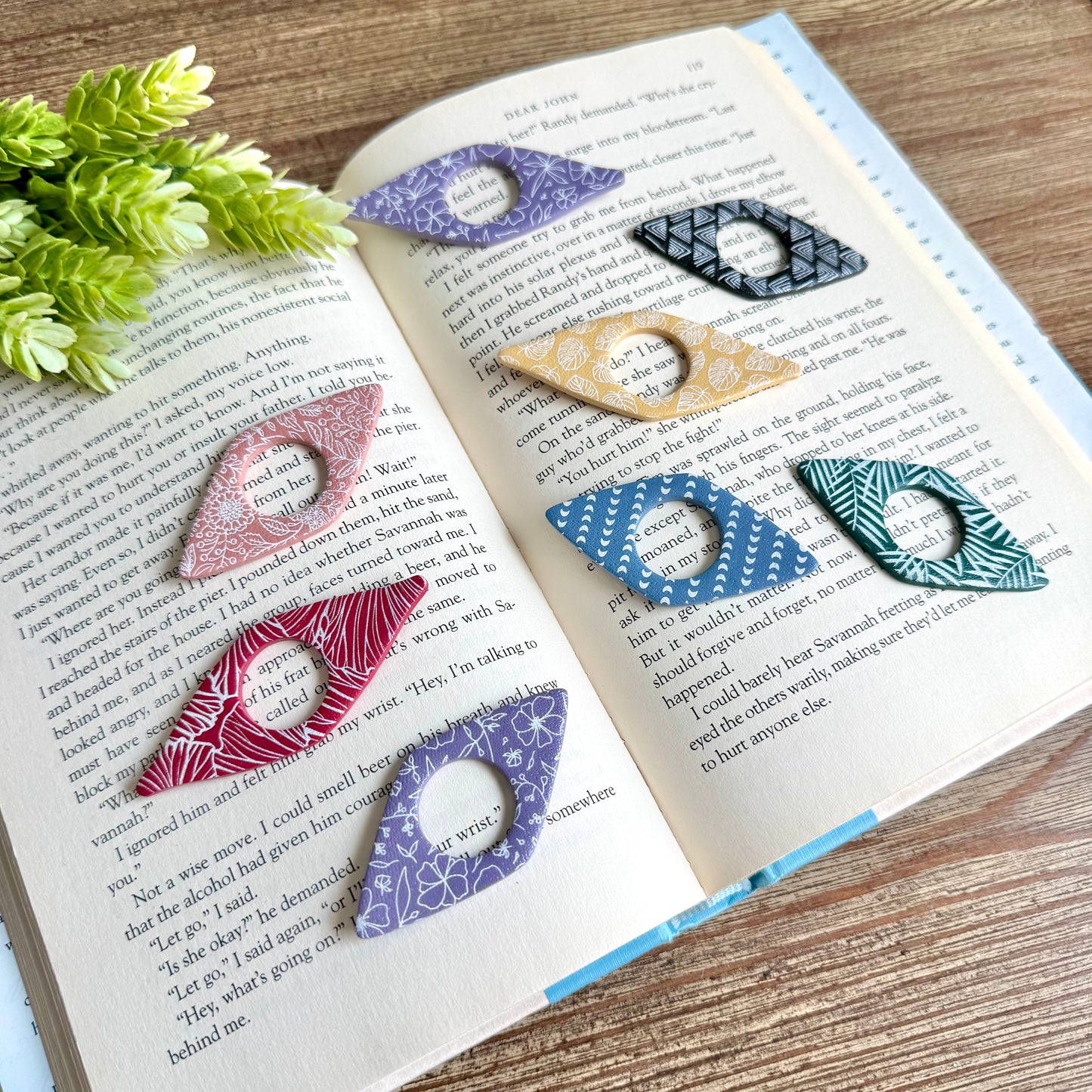 Book Page Holders - Painted Collection