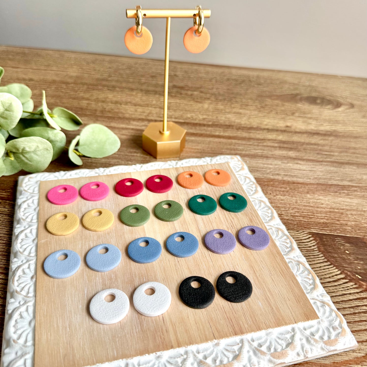 Hoop Clay Charms - Color Collection