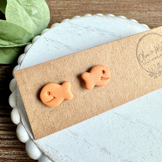 Gold Fish Studs
