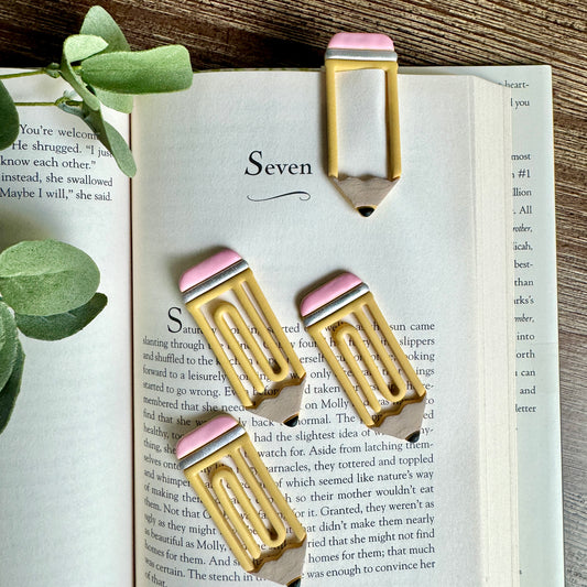 Bookmarks - Pencil Paperclip