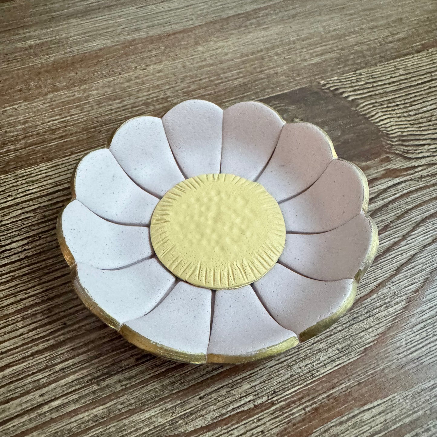Daisy Flower Trinket Dishes