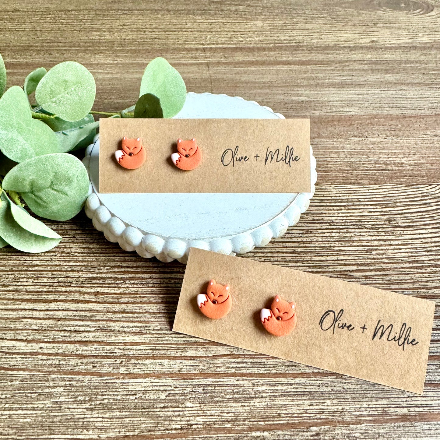 Mini Fox Studs