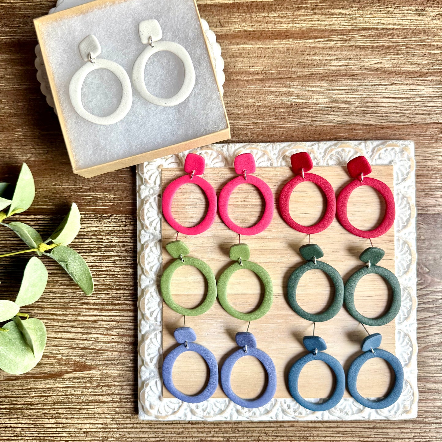 Everyday Clay Hoops