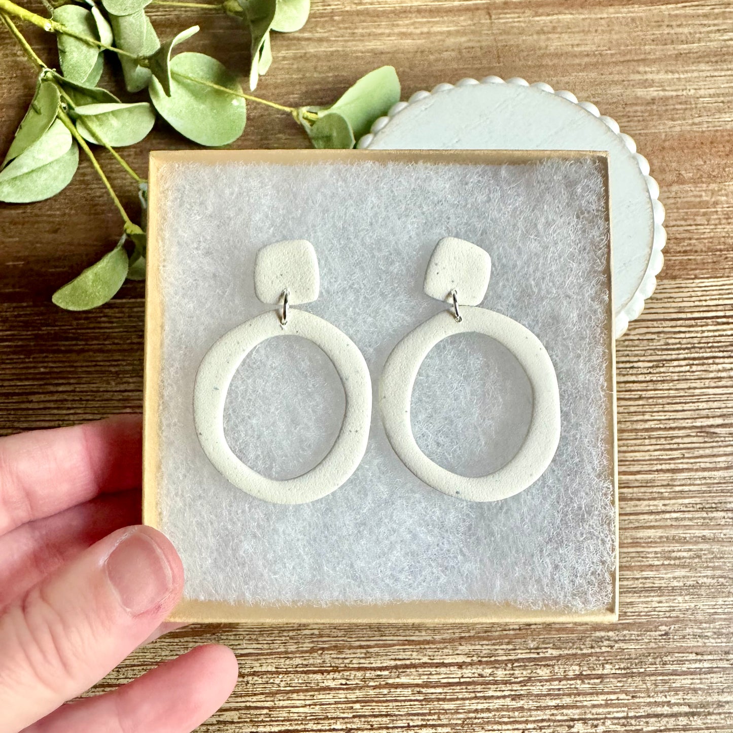 Everyday Clay Hoops