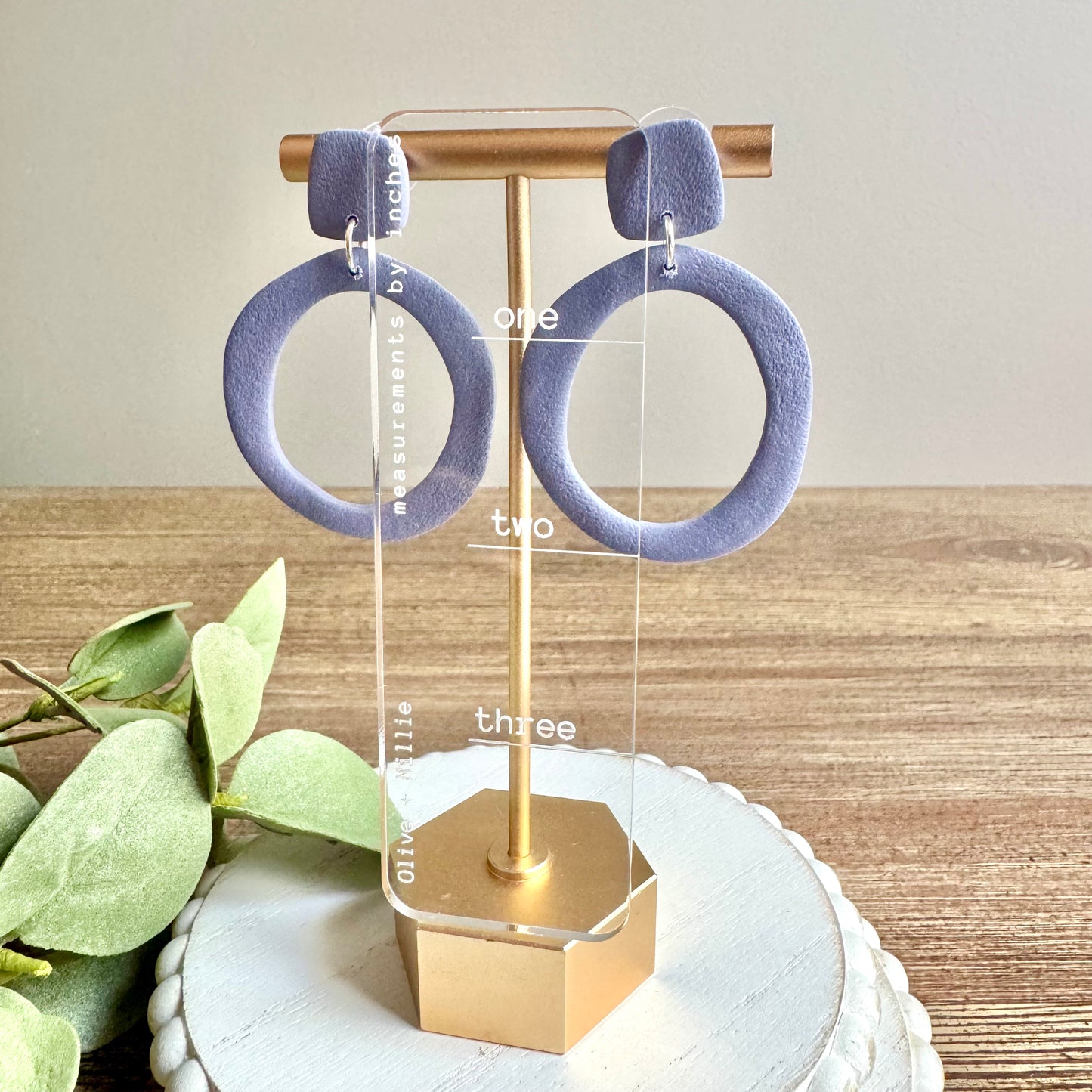 Everyday Clay Hoops