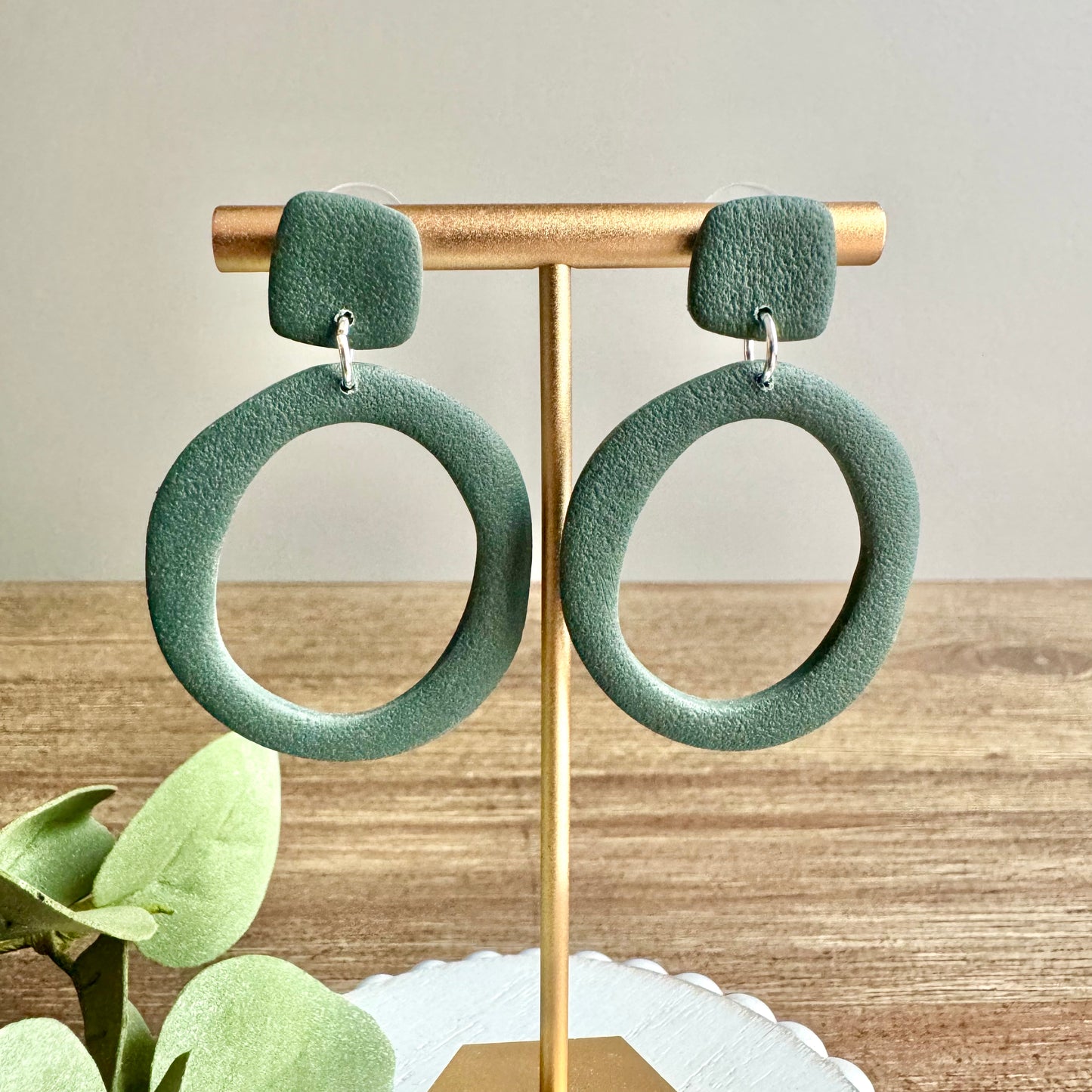 Everyday Clay Hoops