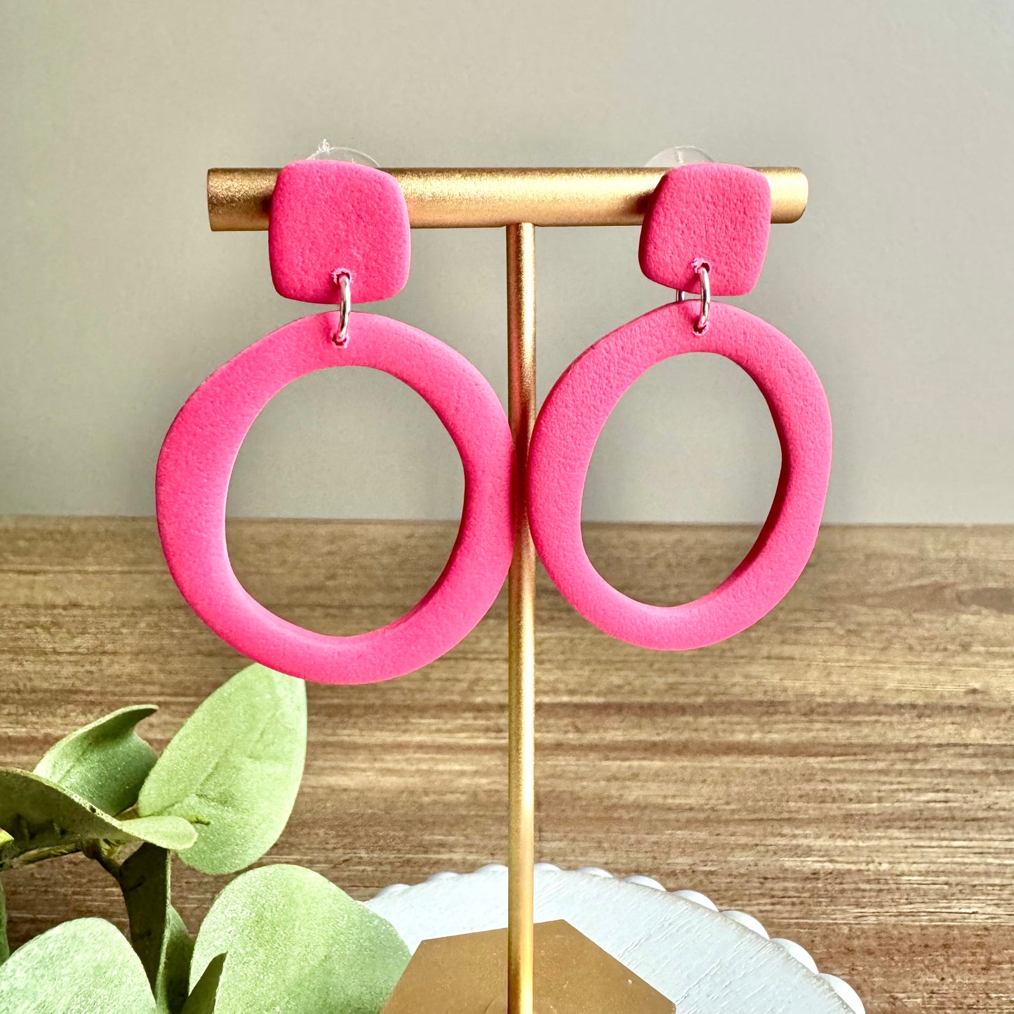 Everyday Clay Hoops