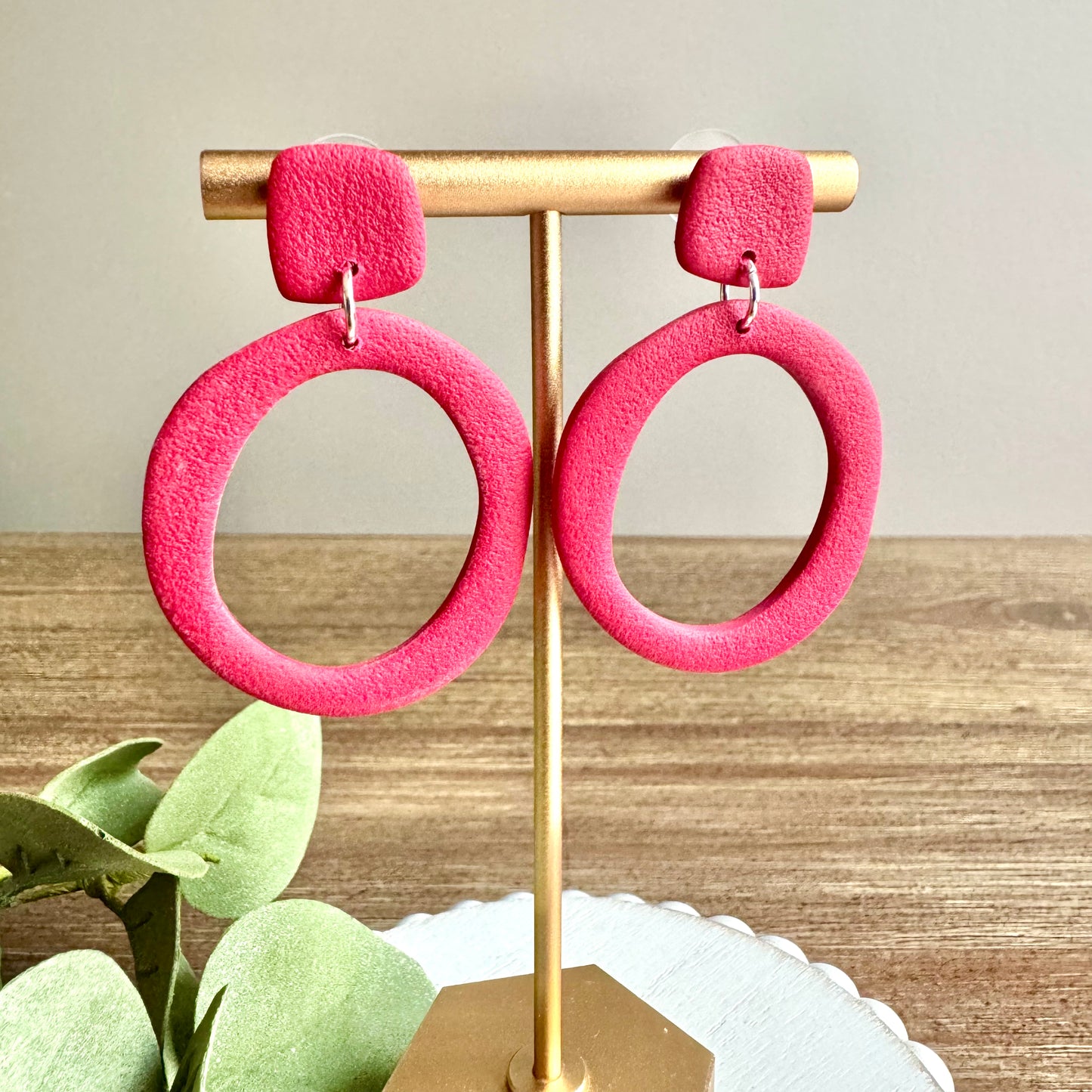 Everyday Clay Hoops