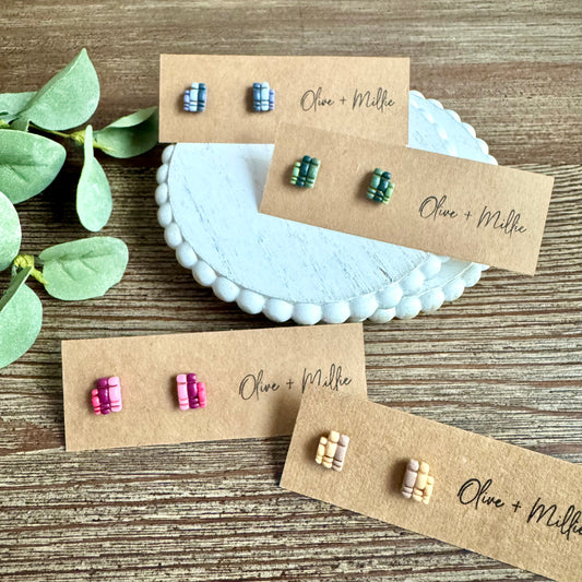 Mini Book stack Studs