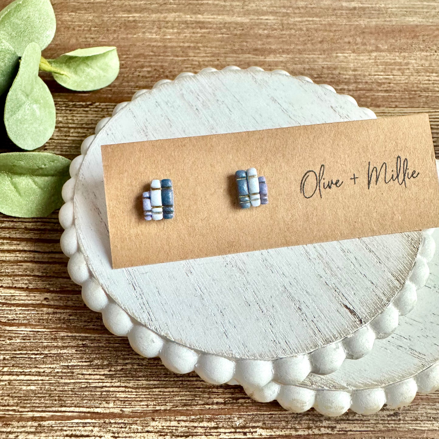 Mini Book stack Studs