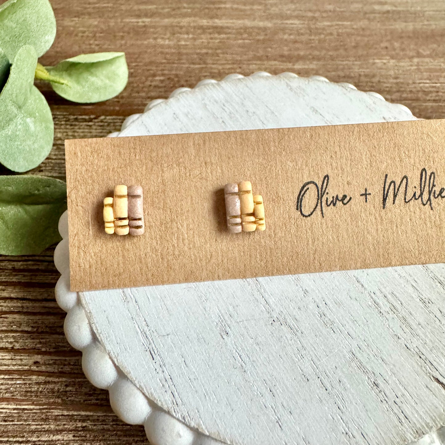 Mini Book stack Studs