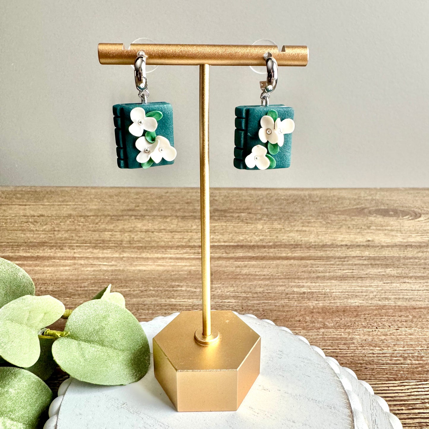 White Floral Books