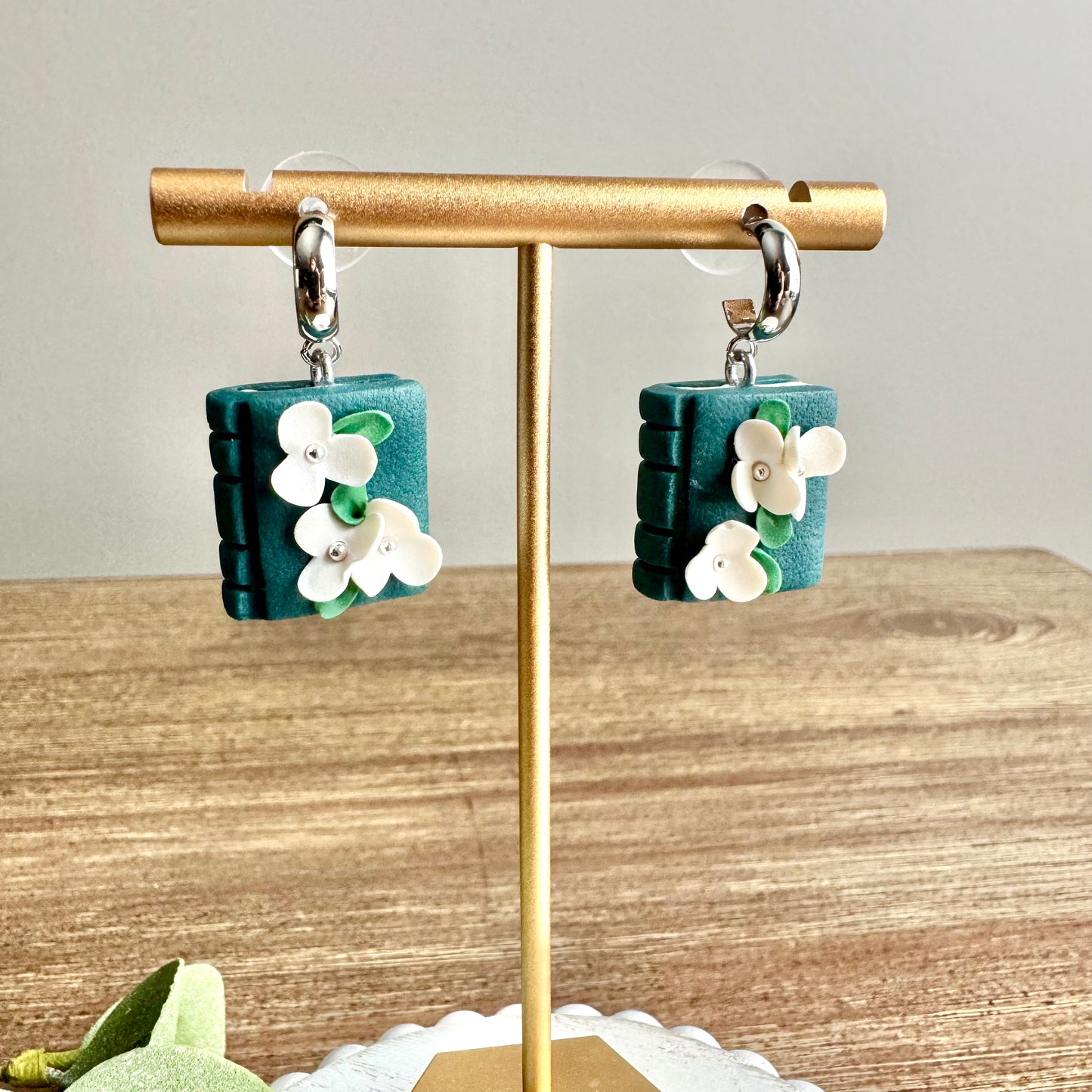 White Floral Books