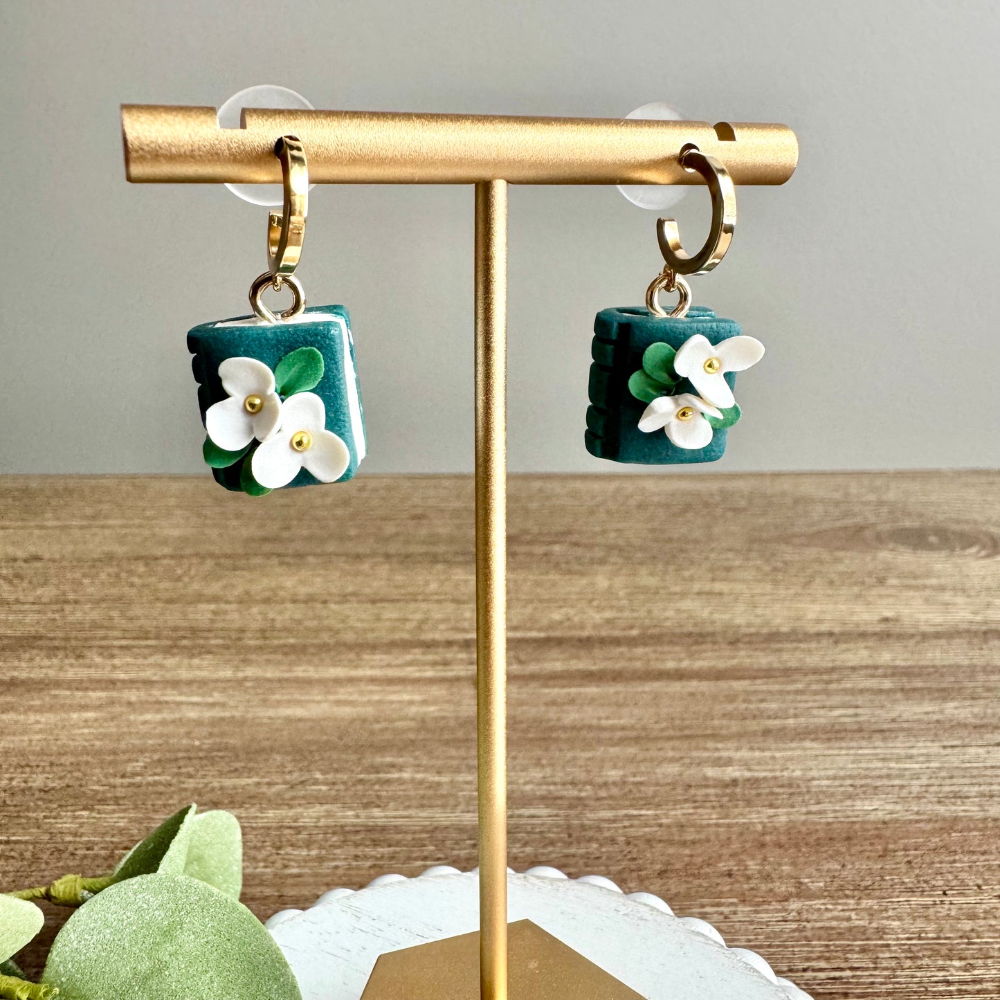 White Floral Books