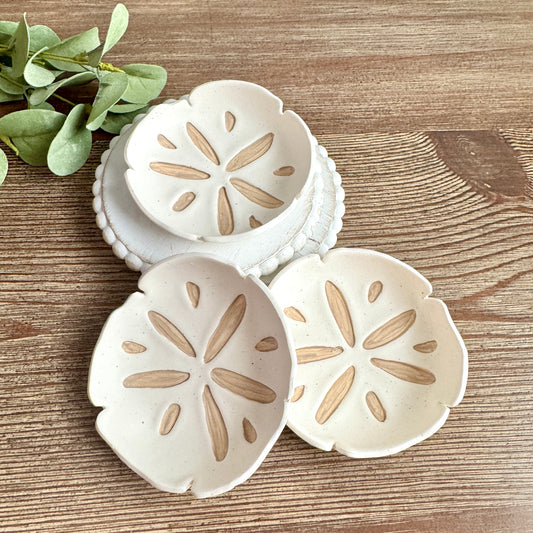 Sand Dollar Trinket Dishes