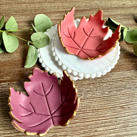 Maple Leaf Trinket Dish