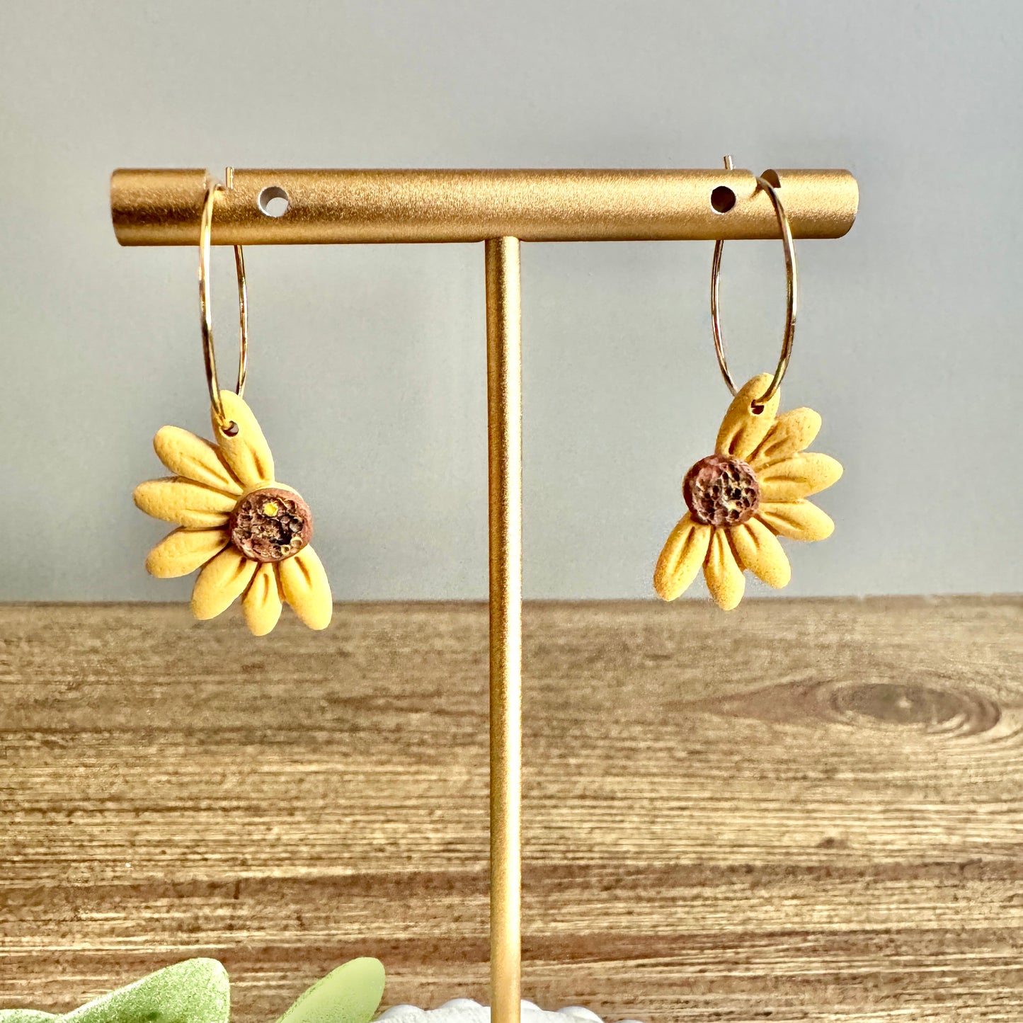 Half Daisy Hoops