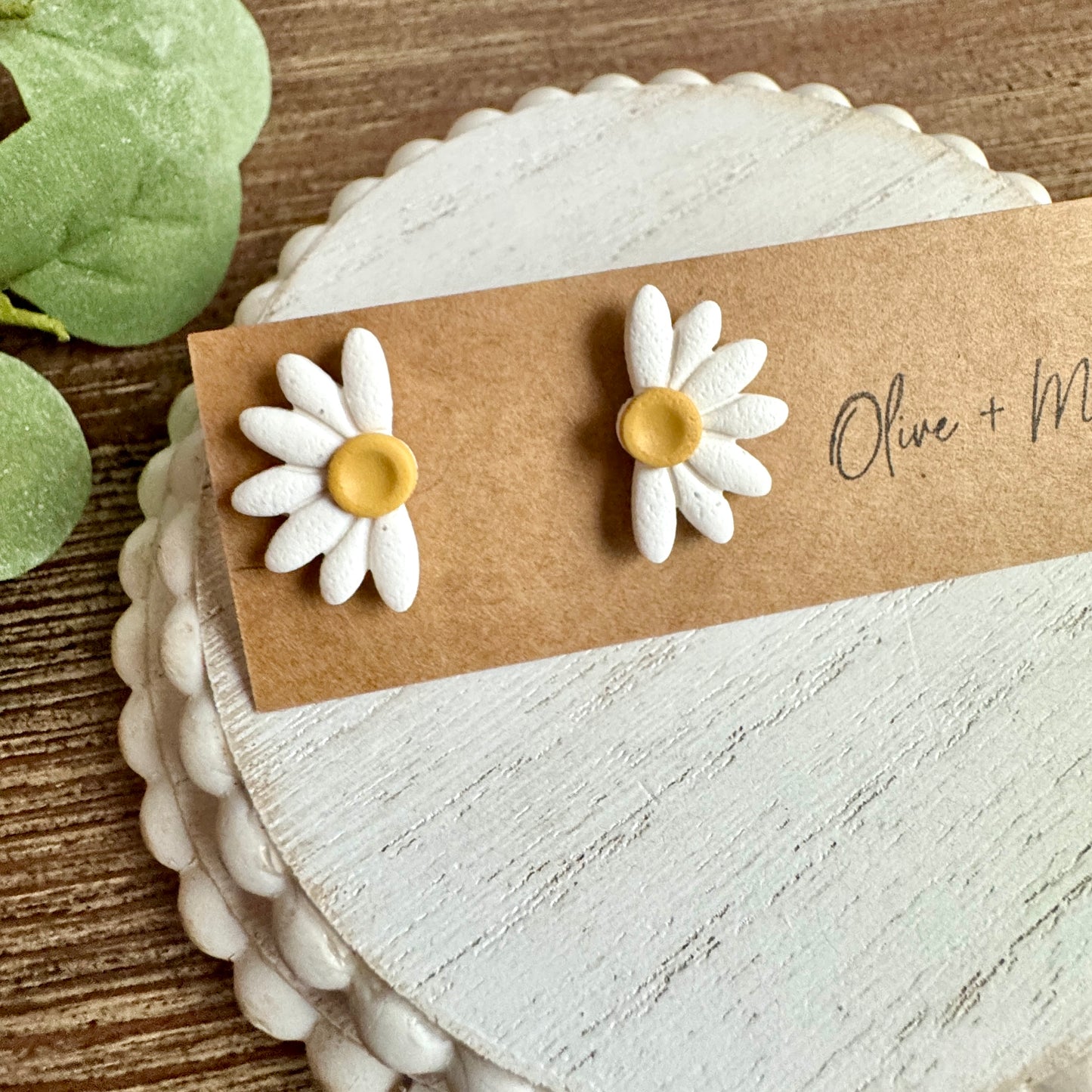 Half Daisy Studs