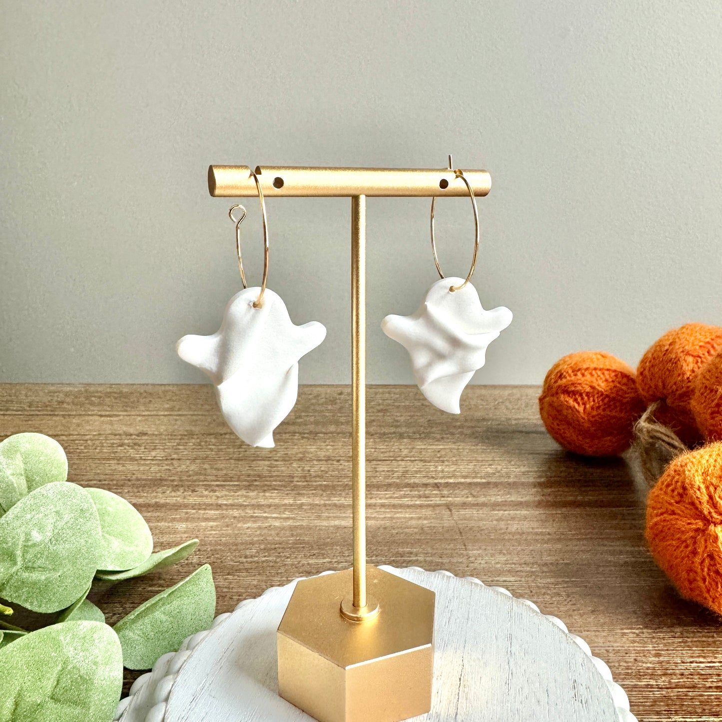Halloween Ghost Hoops