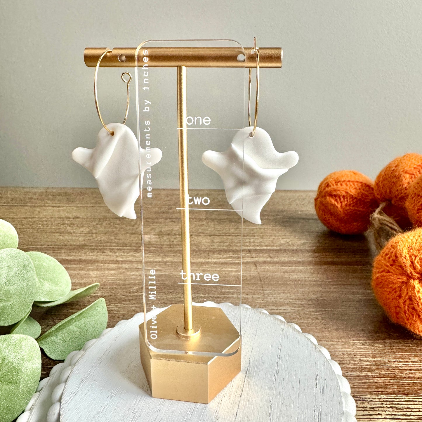 Halloween Ghost Hoops