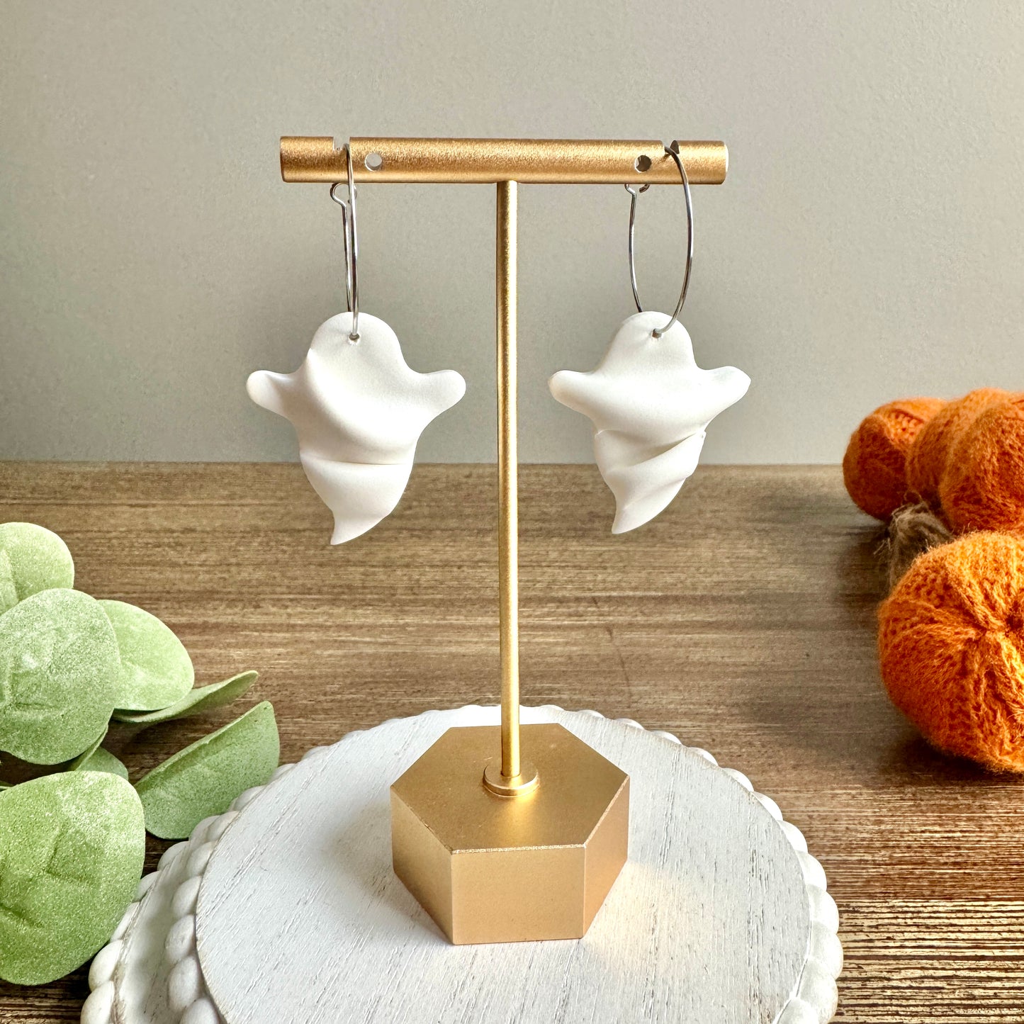 Halloween Ghost Hoops