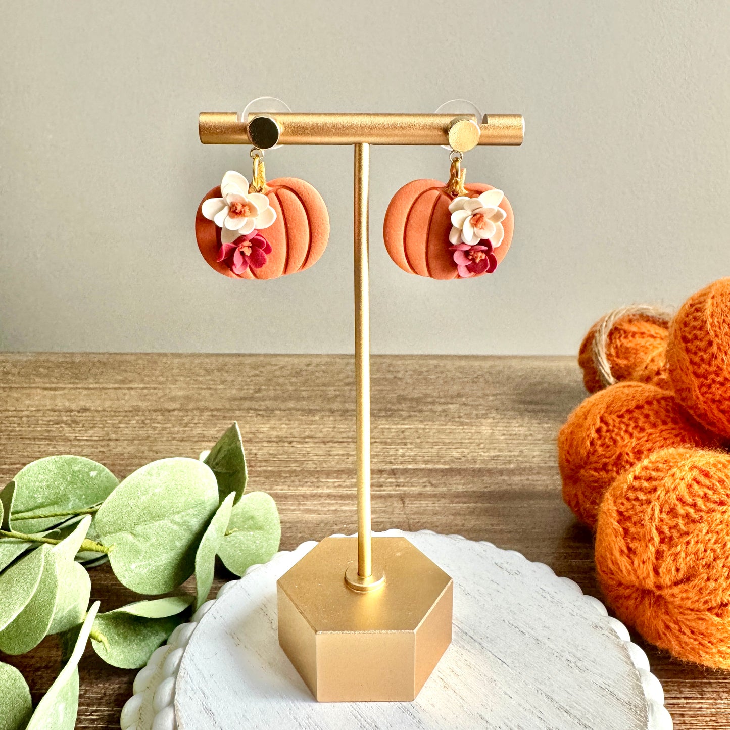 Fall Floral Pumpkins