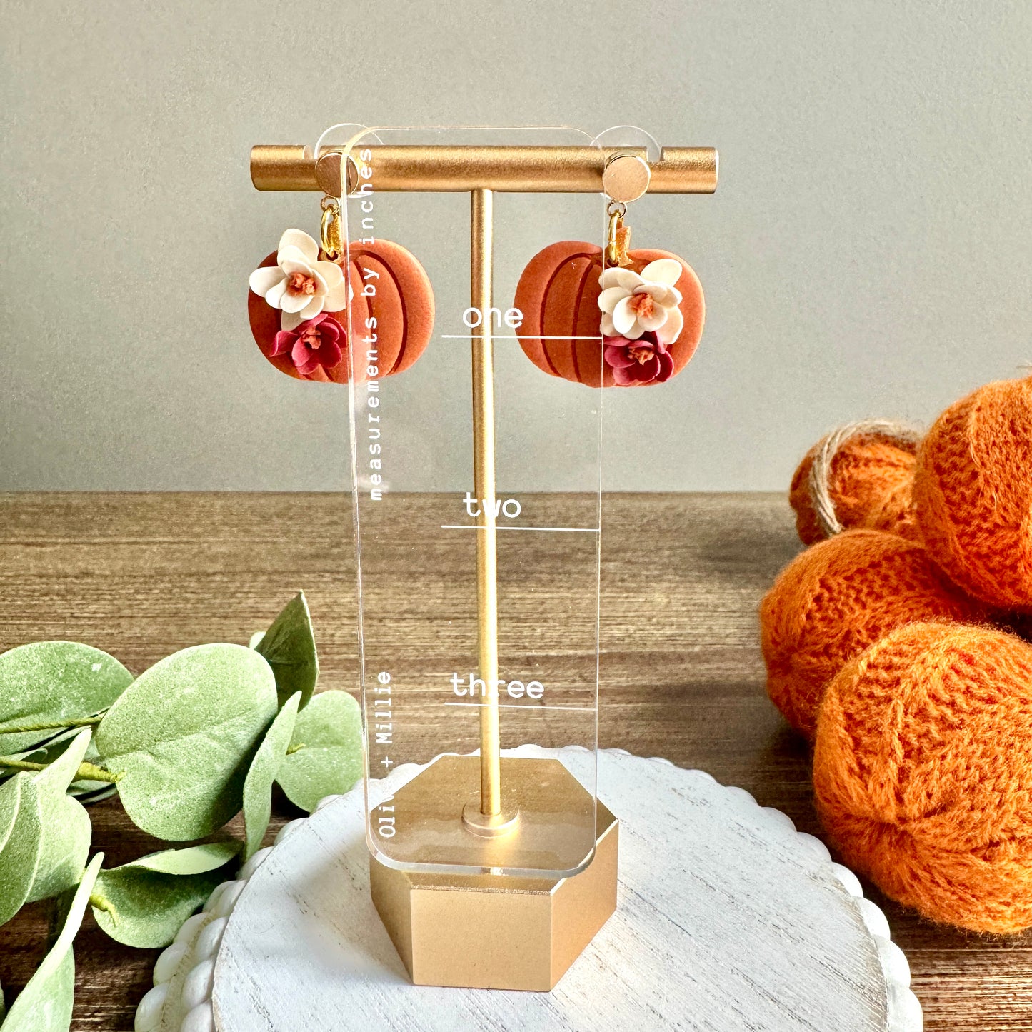 Fall Floral Pumpkins