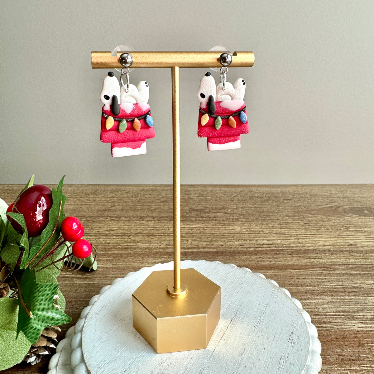Christmas Snoopy & House