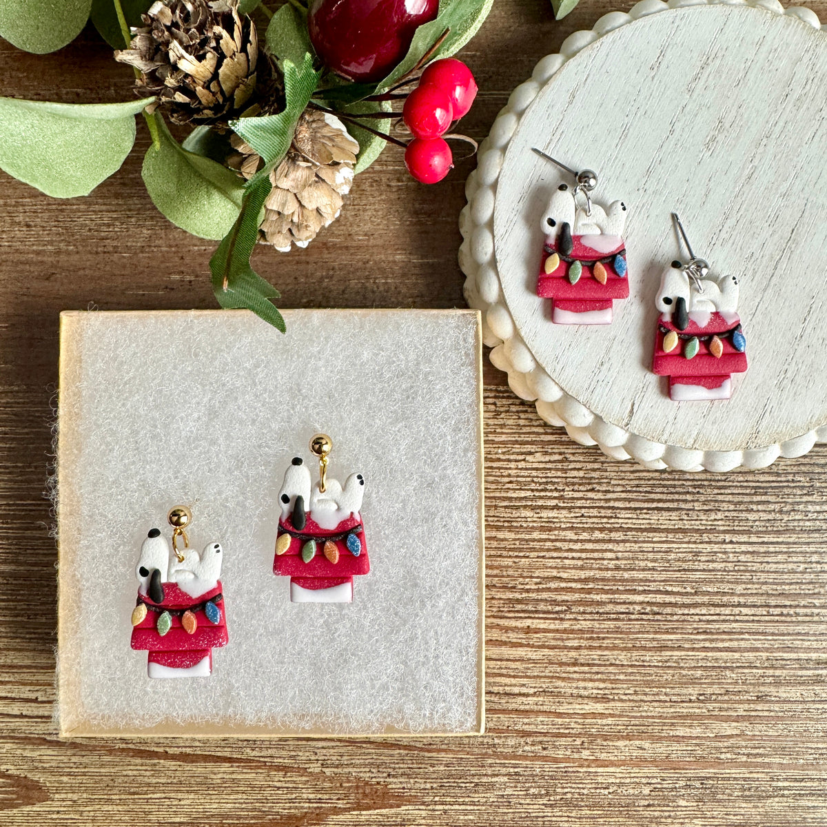 Christmas Snoopy & House