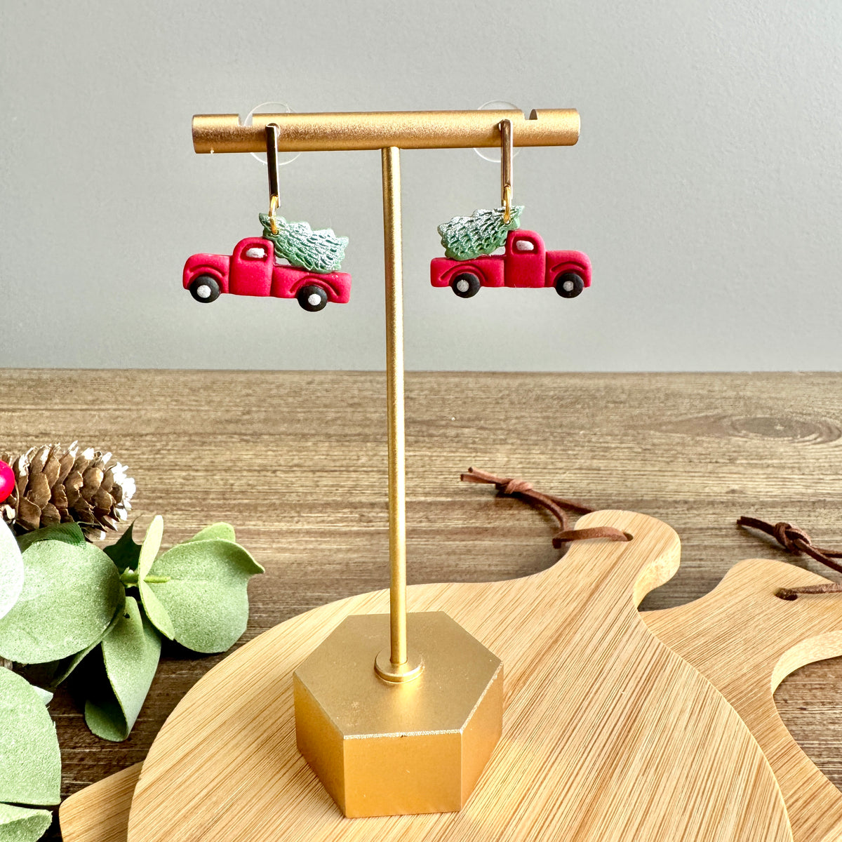 Christmas Trucks with Tree
