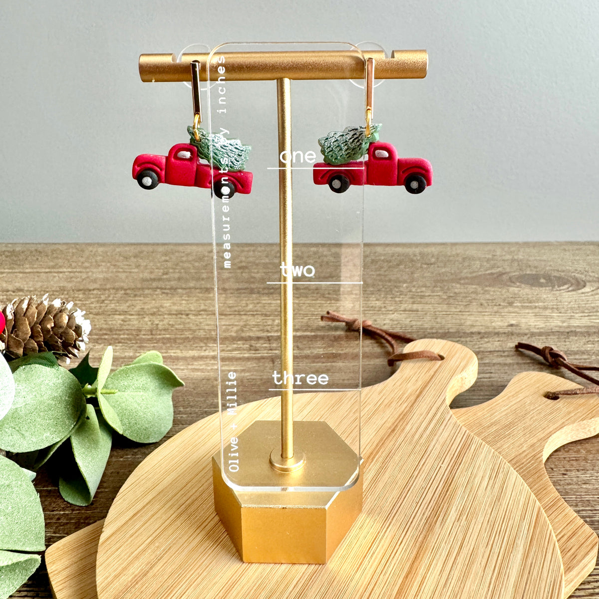 Christmas Trucks with Tree