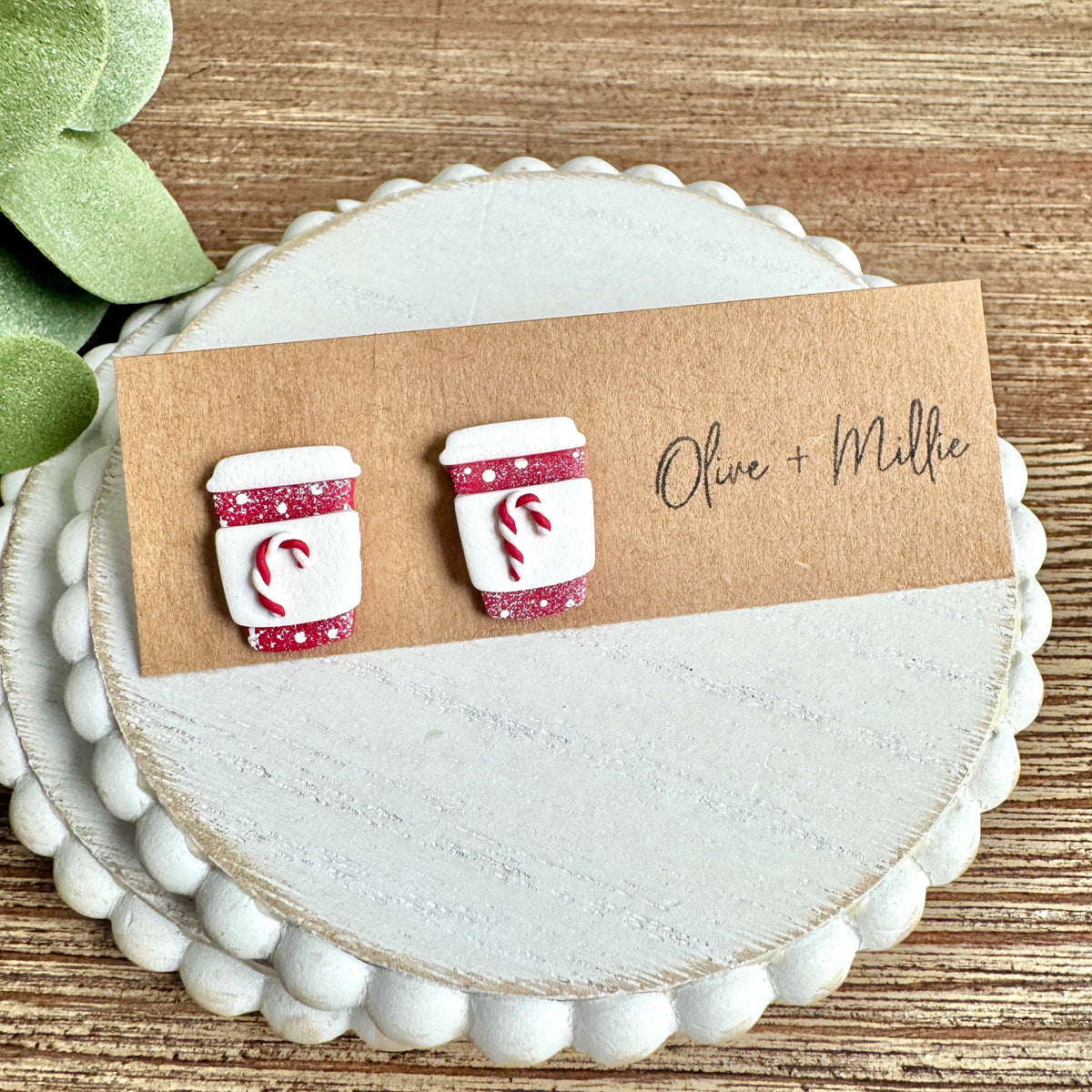 Christmas Coffee Studs