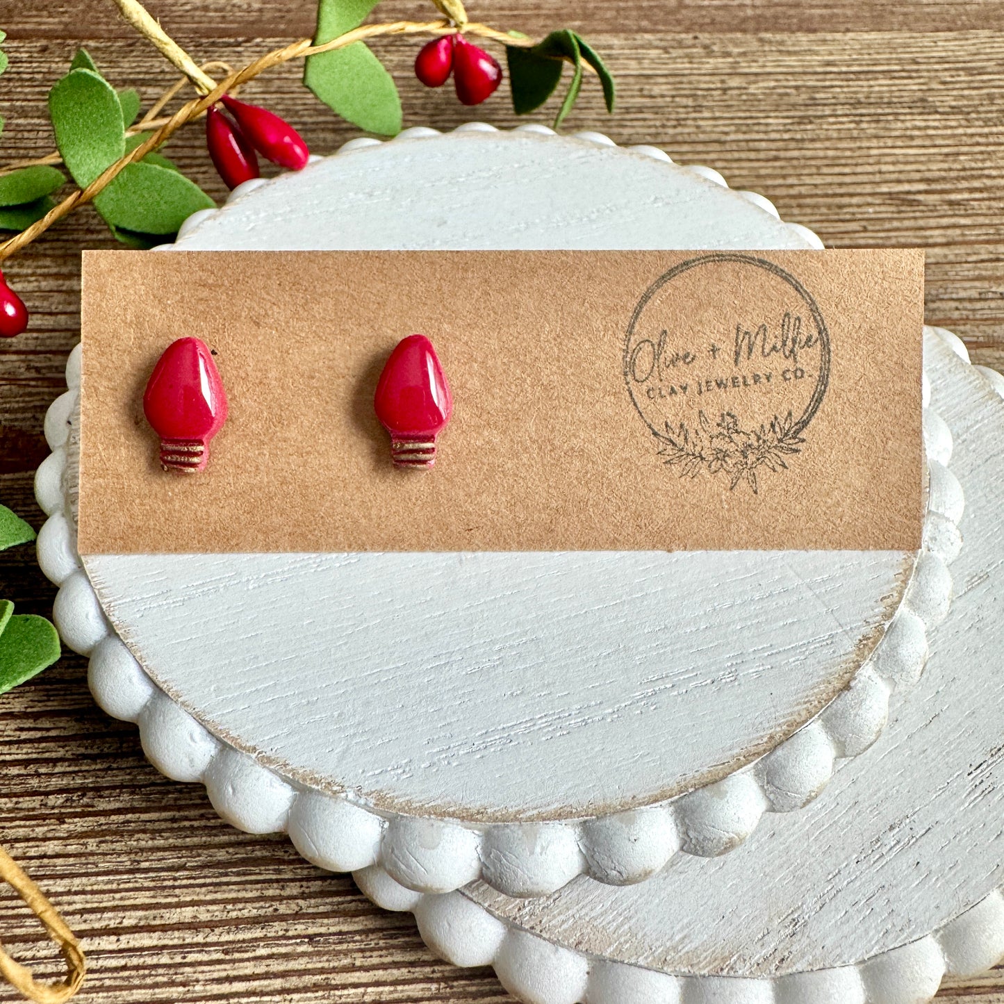 Christmas Light Studs - Glossy