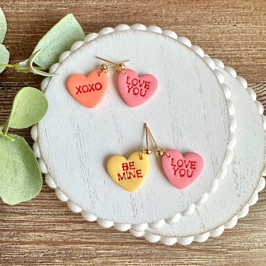 Valentine's Conversation Heart Duo- Two Colors