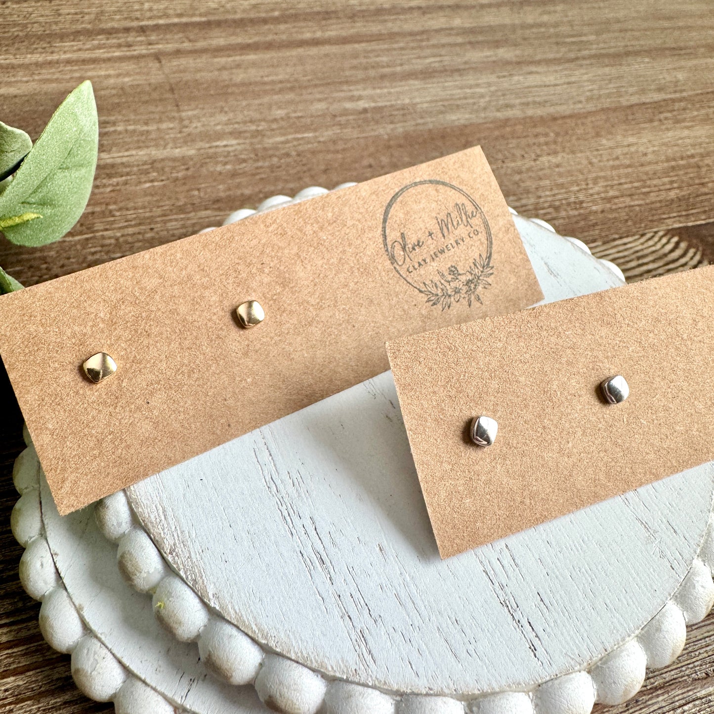 Mini Square Studs