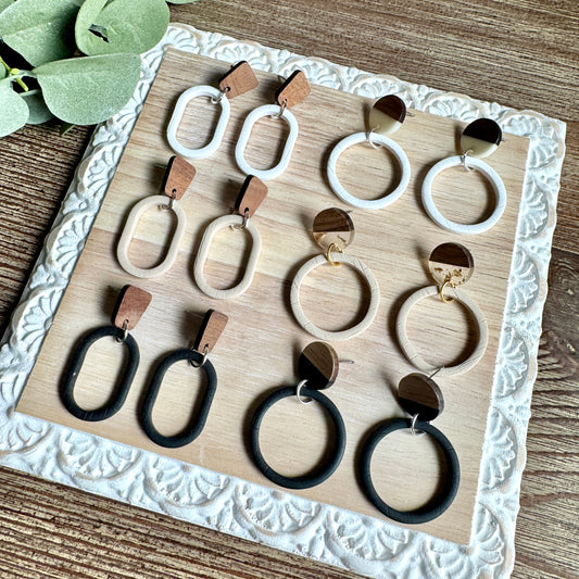 Round Open Dangles