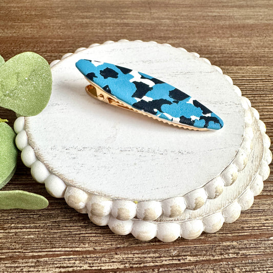 Barrette - Oval UNC Colors