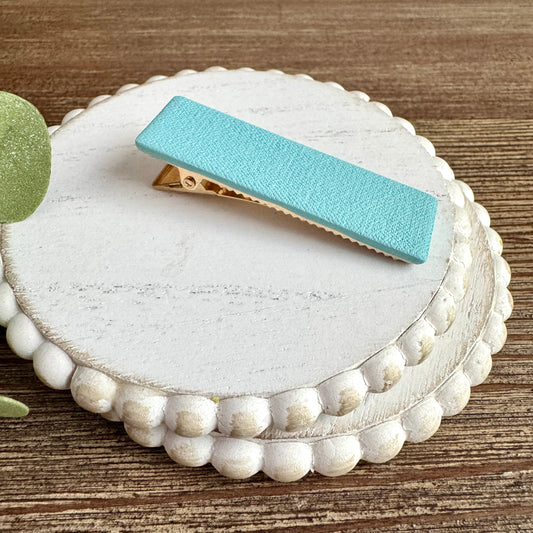 Barrette - Rectangle Light Denim