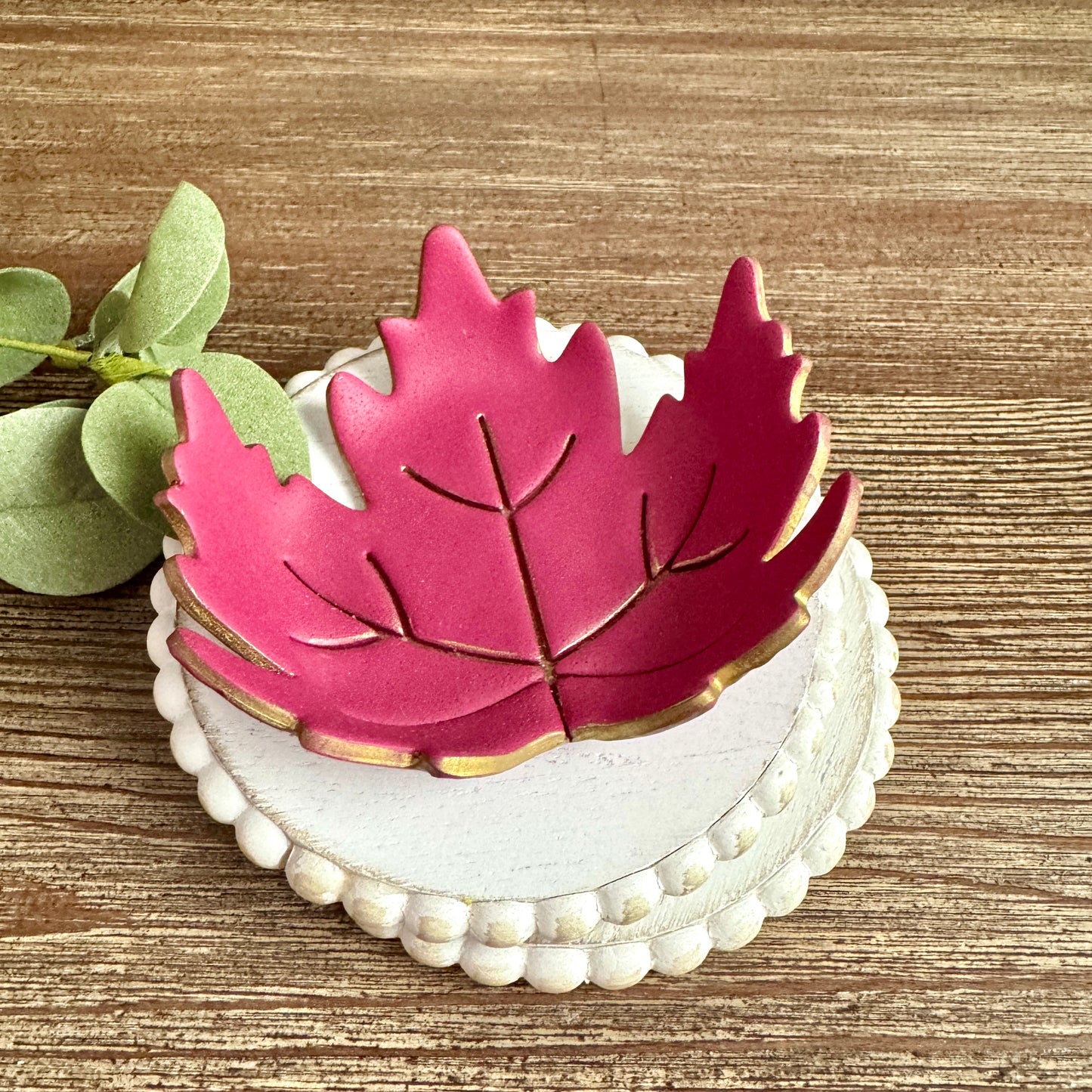 Maple Leaf Trinket Dish