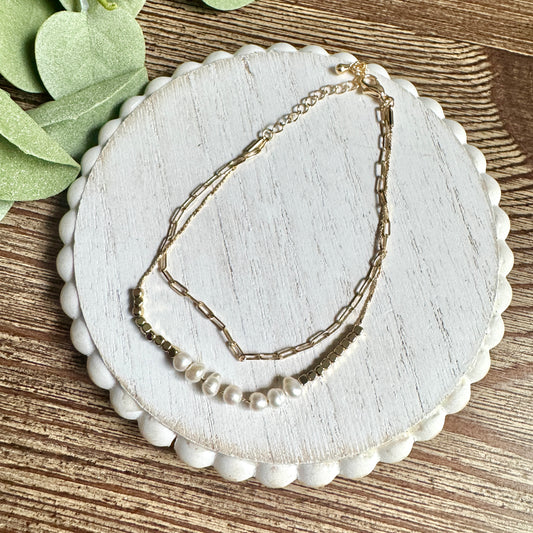 Bracelet Dainty Layered Chain Link Set